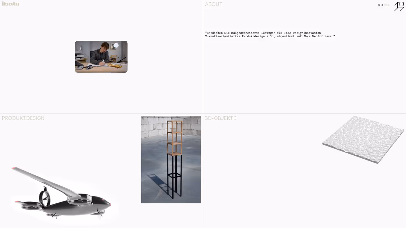 Screenshot der Website von Ikalu GmbH