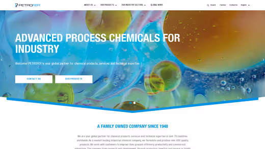 PETROFER Chemie Website