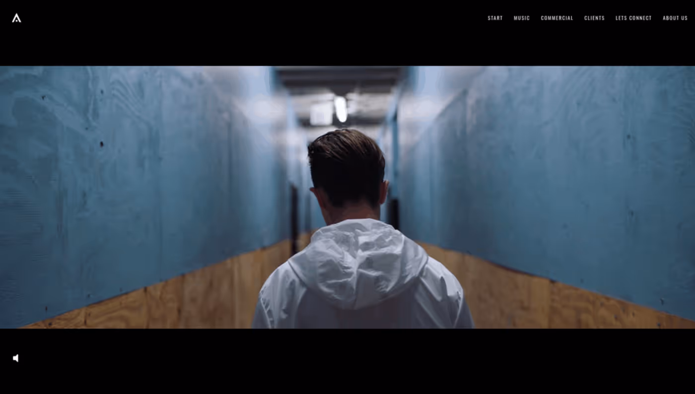 Screenshot der Website von Smacktalk Films