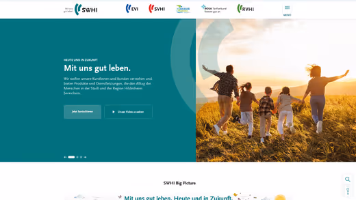 Stadtwerke Hildesheim AG Website